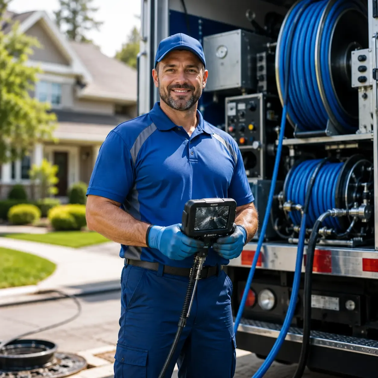 Local outdoor drain cleaning specialists in Lawrenceville, IL